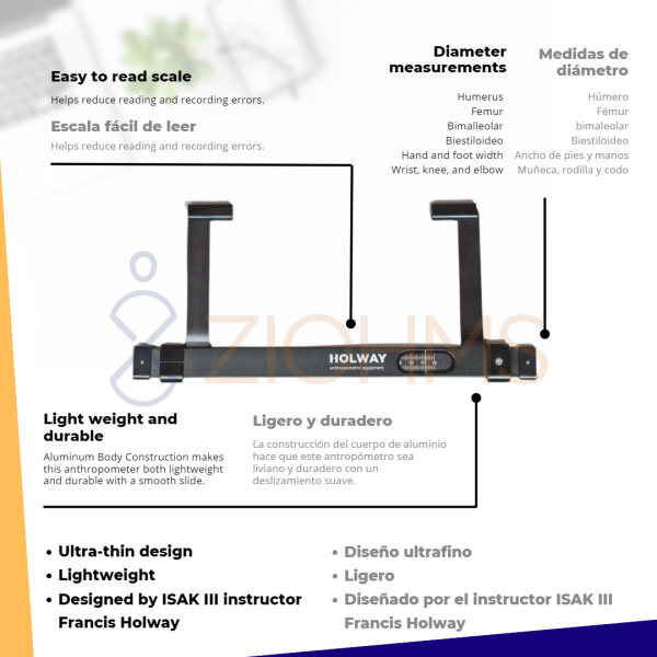 KIT ANTROPOMÉTRICO HOLWAY  COMPLETO - Imagen 6